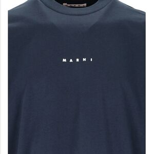 Marni Dark Blue Short Sleeve Tee